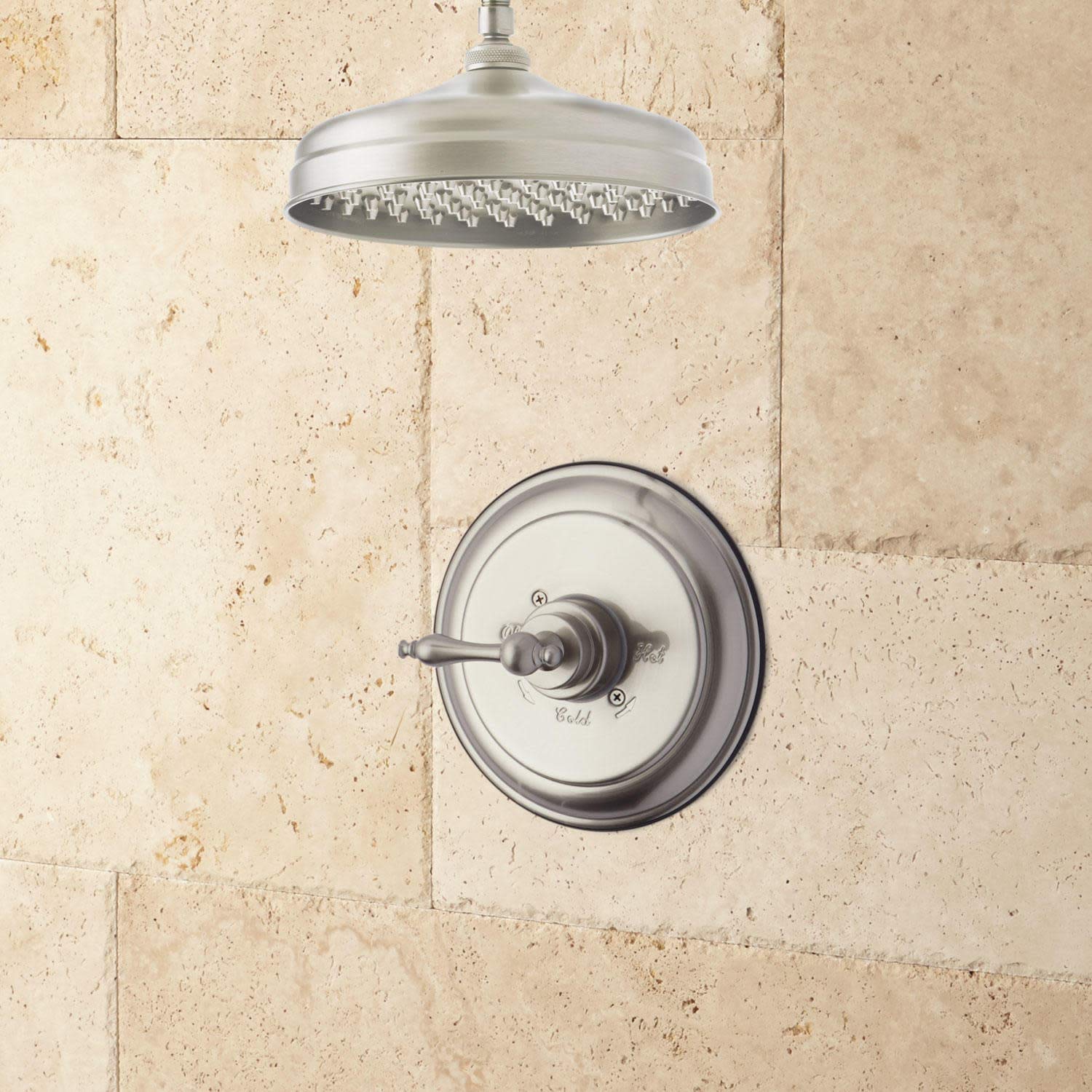 Signature Hardware 402996 Lambert Pressure Balanced Shower Trim Kit with 8