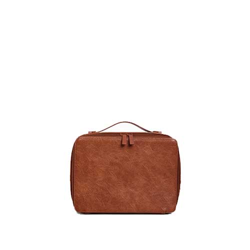 Maple Wood Cosmetic Case - Travel Makeup Organizer with Mirror | Perfect for Travel, Home & Salon Use