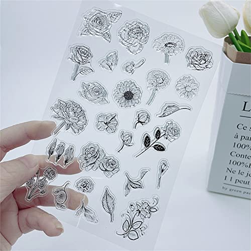 27pcs Flower Floral Leaf Leaves