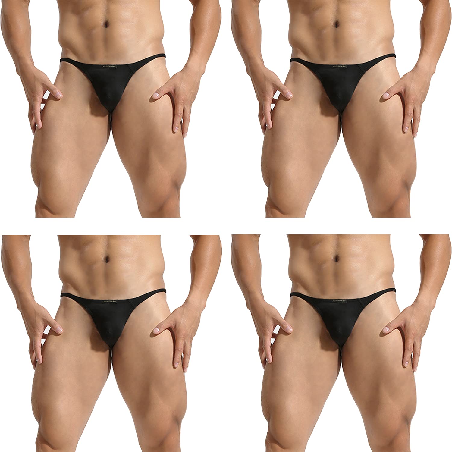 Men's Thong Underwear - Comfortable G-String with Bulge Pouch, T-Back Bikini Briefs for Low Rise Fit - Perfect for Workout, Beach & Intimate Moments