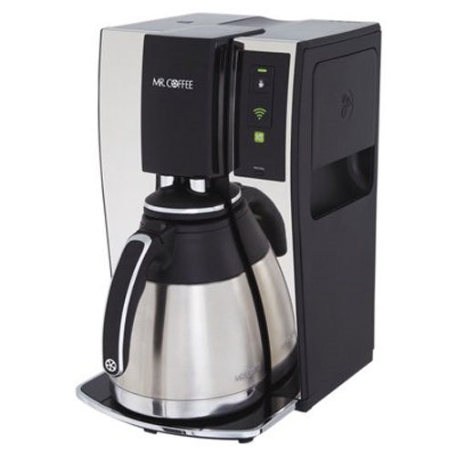 Mr. Coffee Smart Optimal Brew 10-Cup Programmable Coffee Maker with WeMo - Automatic Drip Coffee Machine for Home & Office - Perfect for Morning Brews, Entertaining Guests & Office Break Rooms