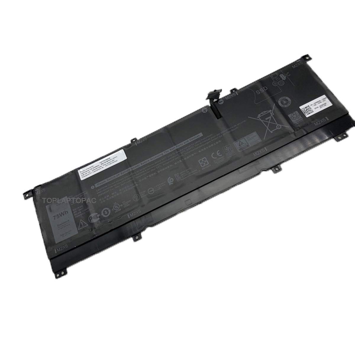 New 8N0T7 TMFYT Replacement Laptop Battery for Dell XPS 15 9575 Series - 11.4V 75Wh - Long-Lasting Power for Work, Gaming & Travel