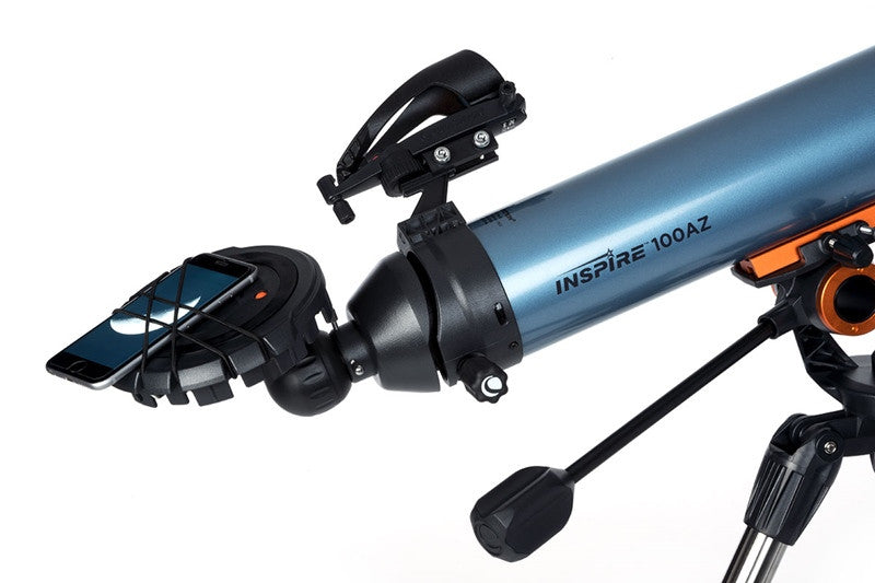 Celestron Inspire 100AZ Refractor Telescope - 100mm Aperture Astronomy Telescope for Adults & Beginners - Perfect for Stargazing, Moon Observation & Astrophotography
