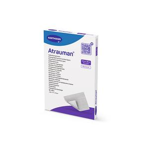 Atrauman Non-Adherent Wound Contact Layer 3x4 (7.5cm x 10cm) - Sterile Wound Dressing for Burns, Cuts & Post-Surgical Care - Gentle Protection for Sensitive Skin