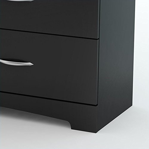 Modern 3-Piece Queen Bedroom Set with Storage - Platform Bed, 6-Drawer Dresser & Nightstand | Space-Saving Black Furniture for Small Rooms & Apartments | Perfect for Master Bedrooms, Guest Rooms & Dorm Decor