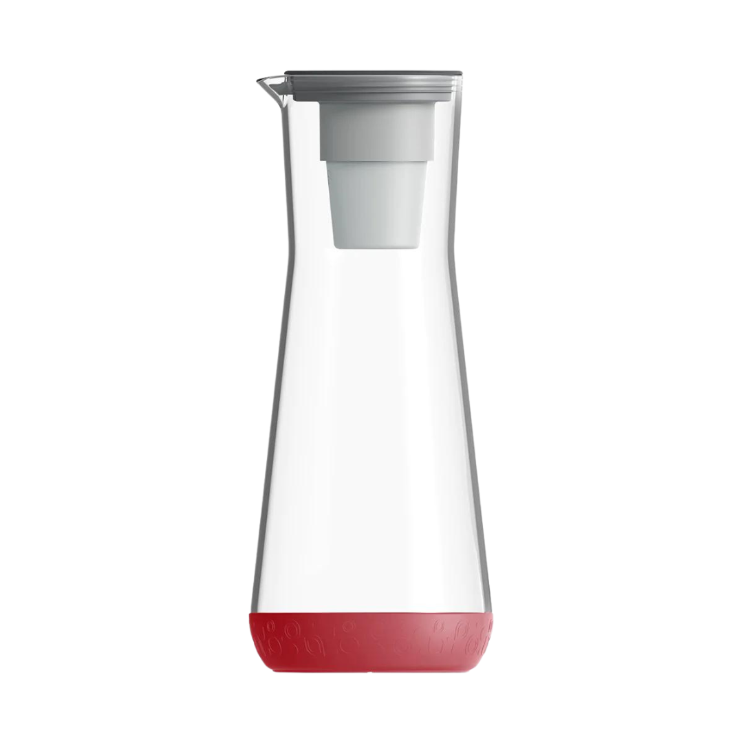 40oz Slim Water Filter Pitcher - BPA Free, Long Lasting Filtration for Clean & Fresh Drinking Water at Home, Office, or Travel
