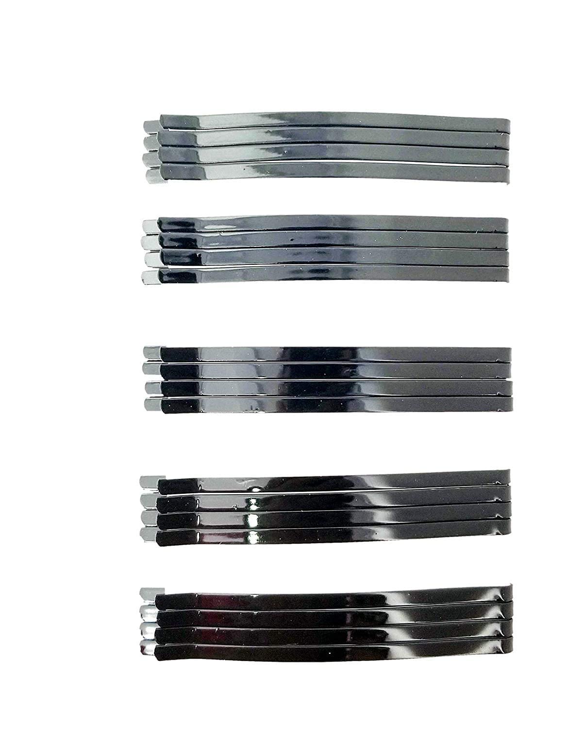 APOEM Baby Hair Pins - 20pcs Black Salon Hairpins for Women & Girls, Secure Hairstyling Accessories - Perfect for Updos, Braids, and Everyday Hair Styling