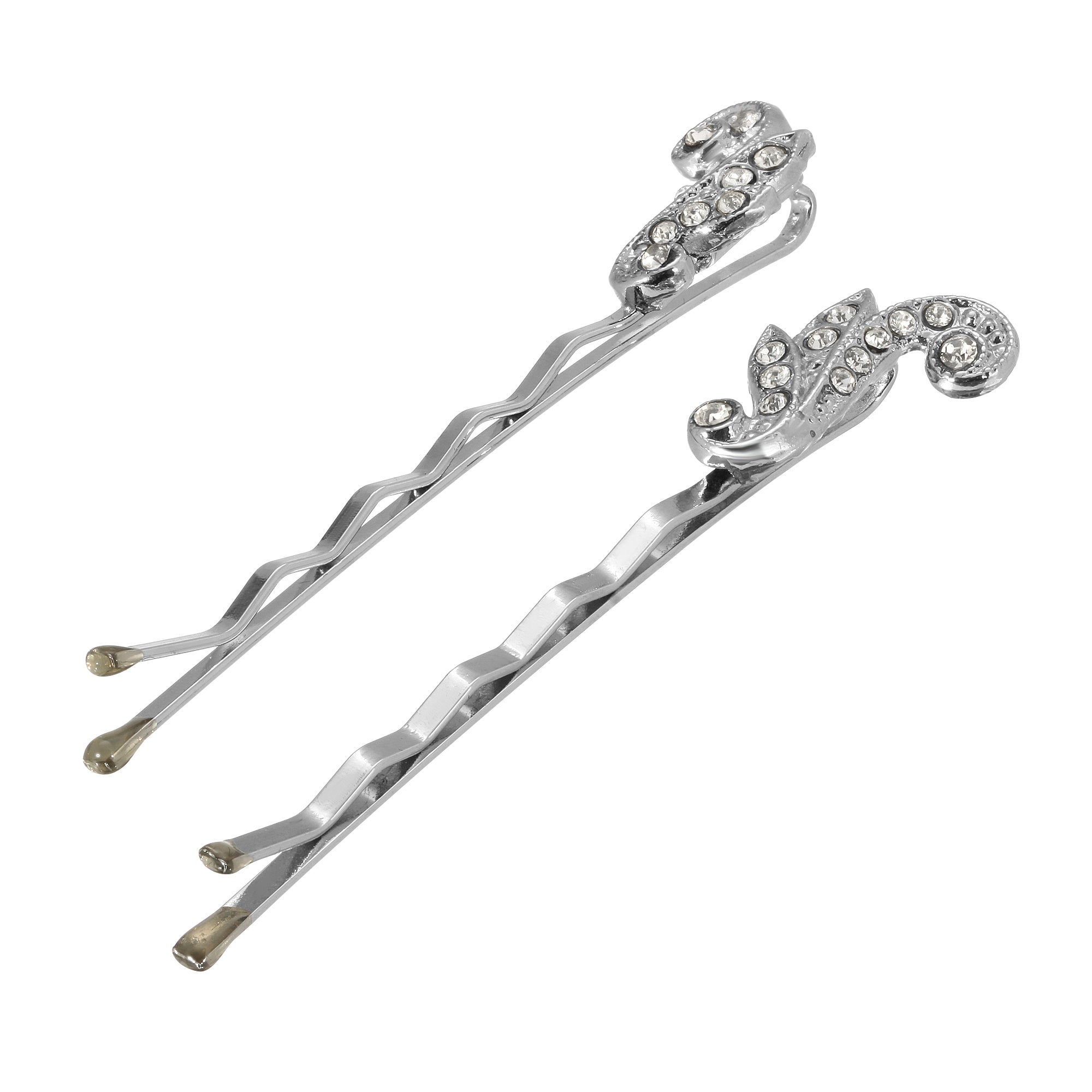 1928 Art Deco Crystal Bobby Pin Set - Vintage Hair Accessories for Women, Bridal Hair Clips, Wedding & Party Hairstyles