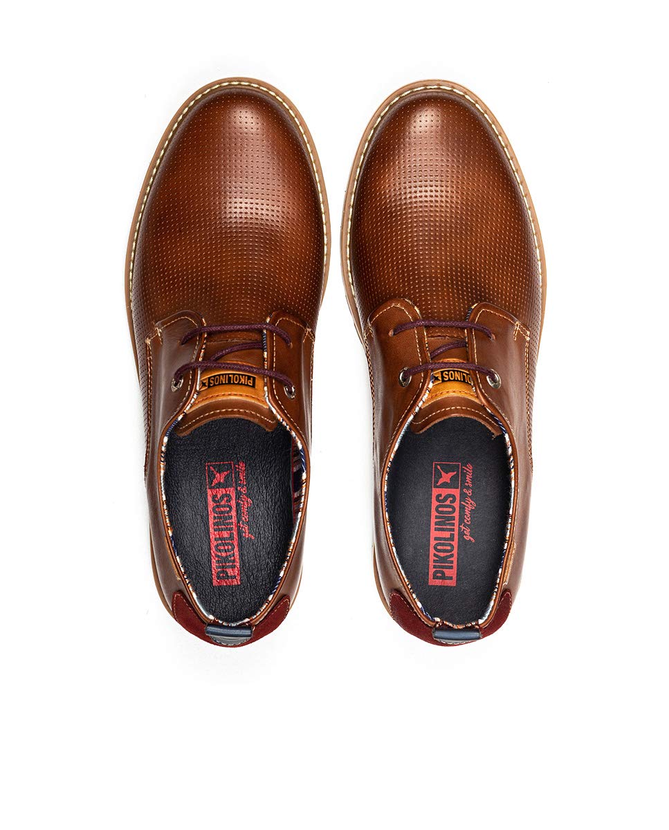 PIKOLINOS Men's Leather Loafers - Berna Style Comfortable Slip-On Shoes for Casual & Business Wear