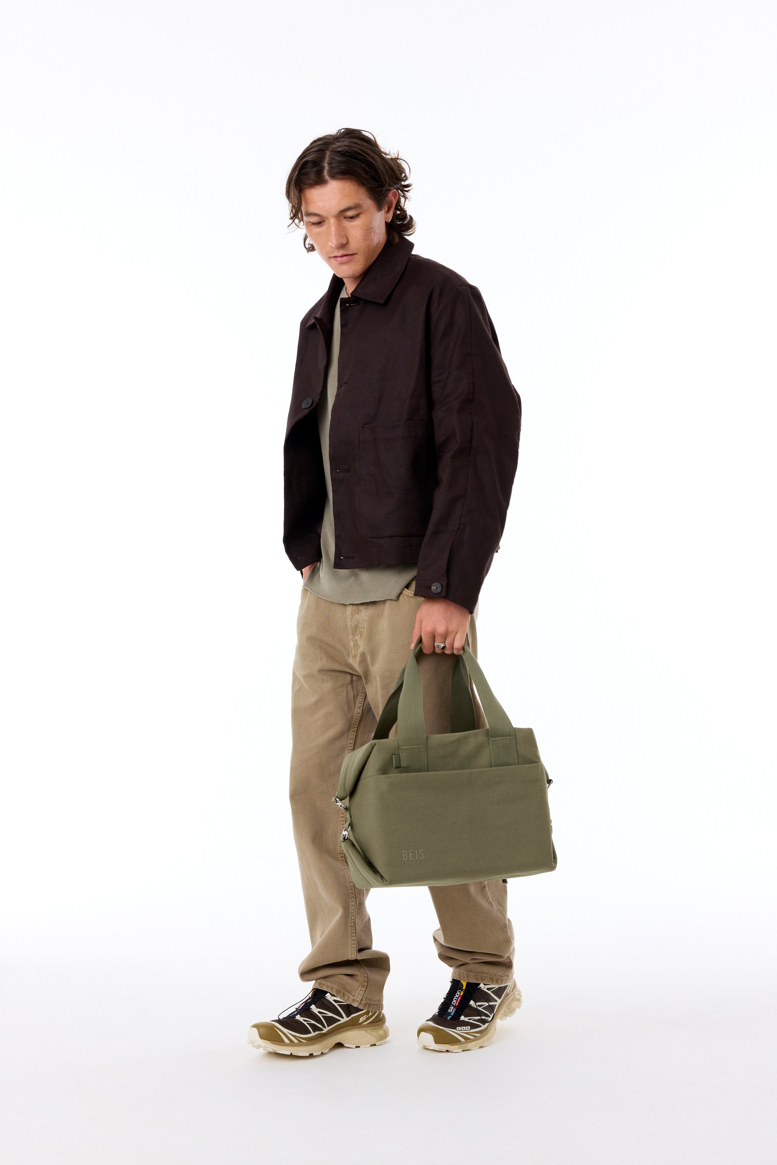 Collapsible Lunch Box - Eco-Friendly Reusable Olive Green Food Container for Work, School & Picnics | BPA-Free & Leak-Proof | Compact Storage for Office, Travel & Outdoor Activities