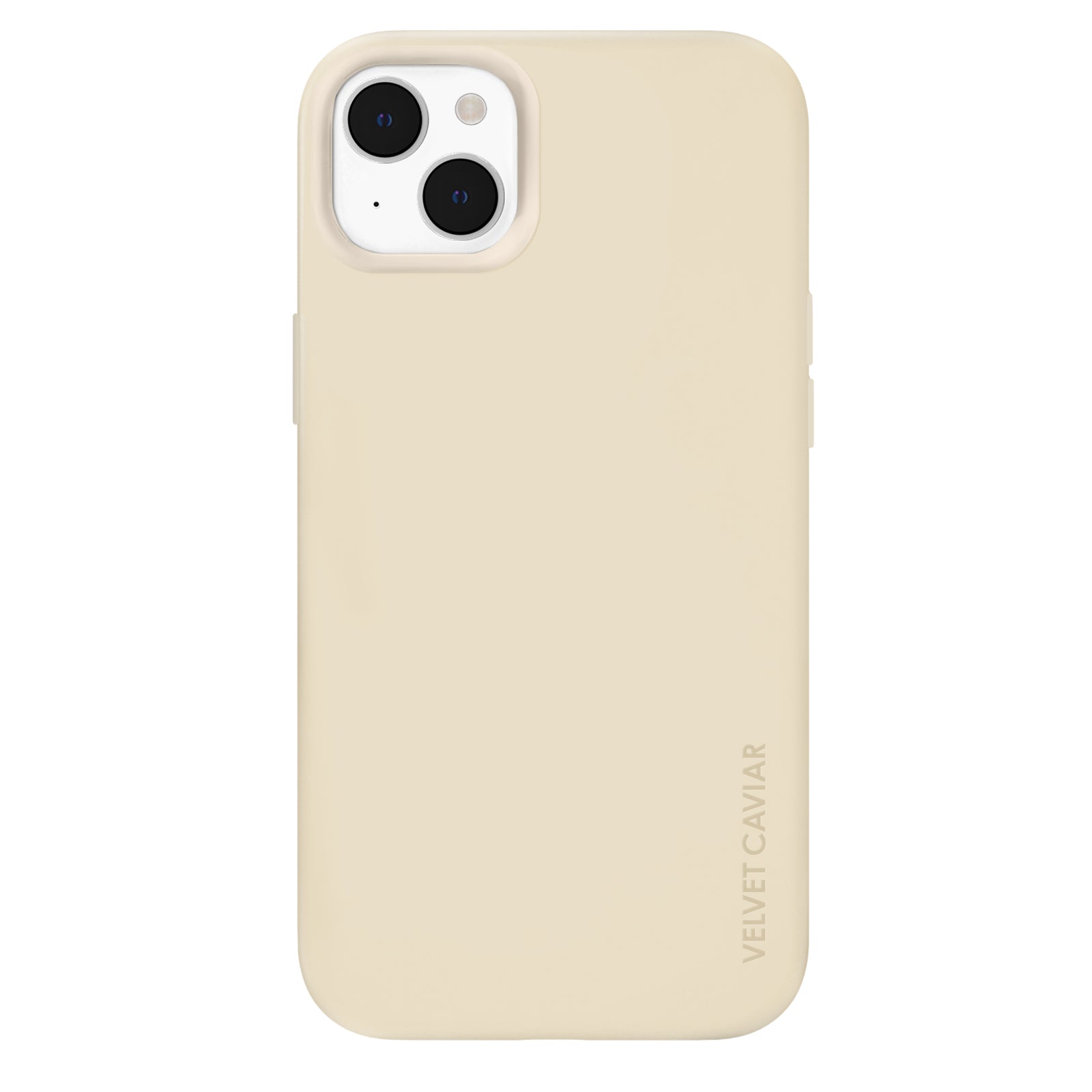 Premium Beige Silicone iPhone Case - Shockproof, Slim Fit, Non-Slip Protective Cover for iPhone [Model] - Perfect for Everyday Use, Work & Travel