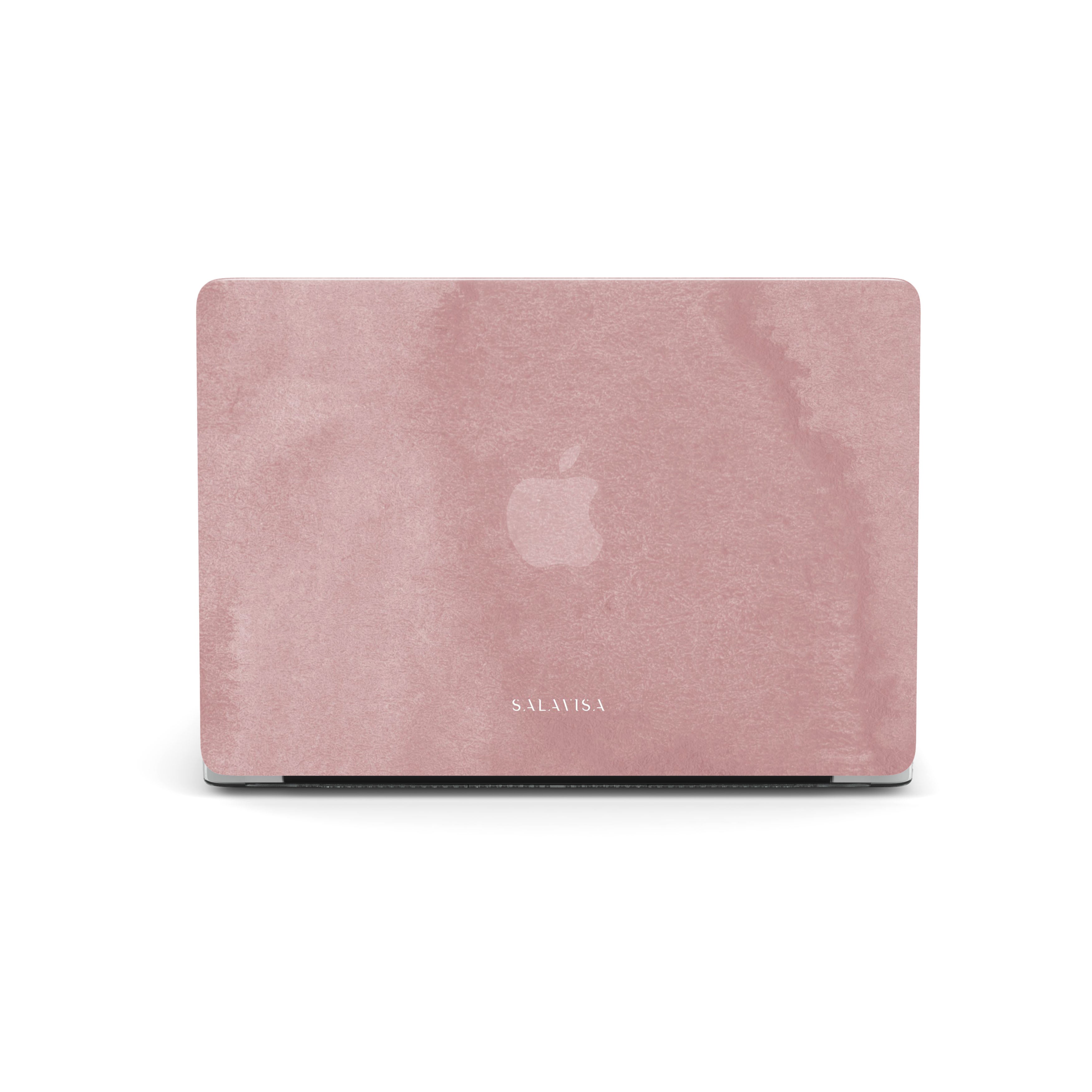 Rose Pink Watercolor MacBook Case - Aesthetic Laptop Cover for MacBook Air/Pro 13 14 16 inch - Perfect for Women, Students & Creative Professionals - Office, School, Travel & Home Use