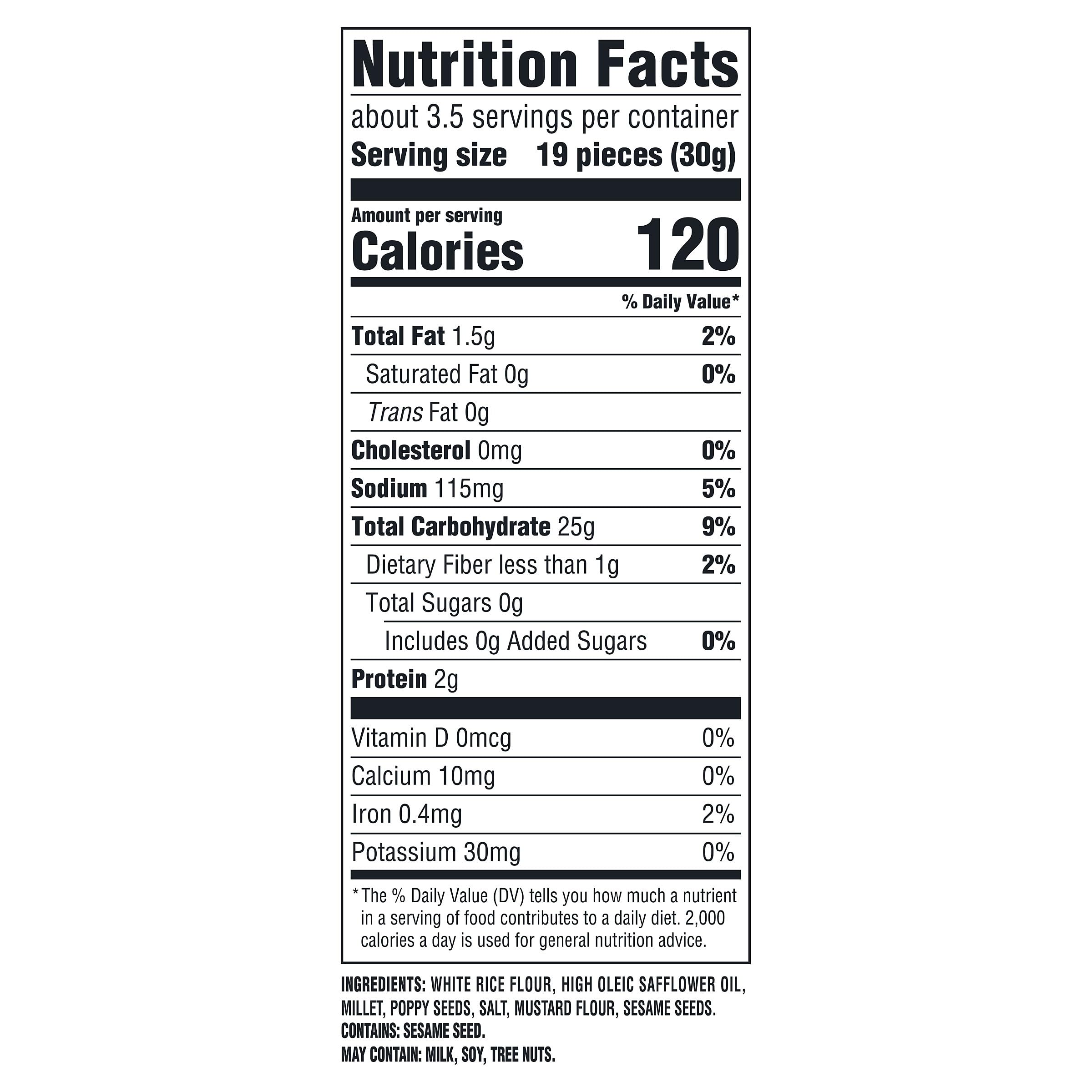 Good Thins Mixed Seed Rice Snacks - Gluten Free Crackers, Healthy Snack for Adults & Kids, 3.5 oz - Perfect for Lunchboxes, Office Snacks & On-the-Go Energy