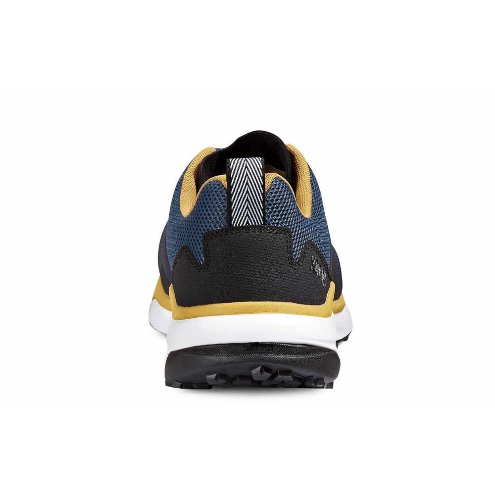 Kodiak Quicktrail Men's Composite Toe Work Safety Athletic Shoes - Lightweight & Slip-Resistant for Construction & Outdoor Work (Navy/Gold) | Perfect for Job Sites, Hiking & Industrial Environments