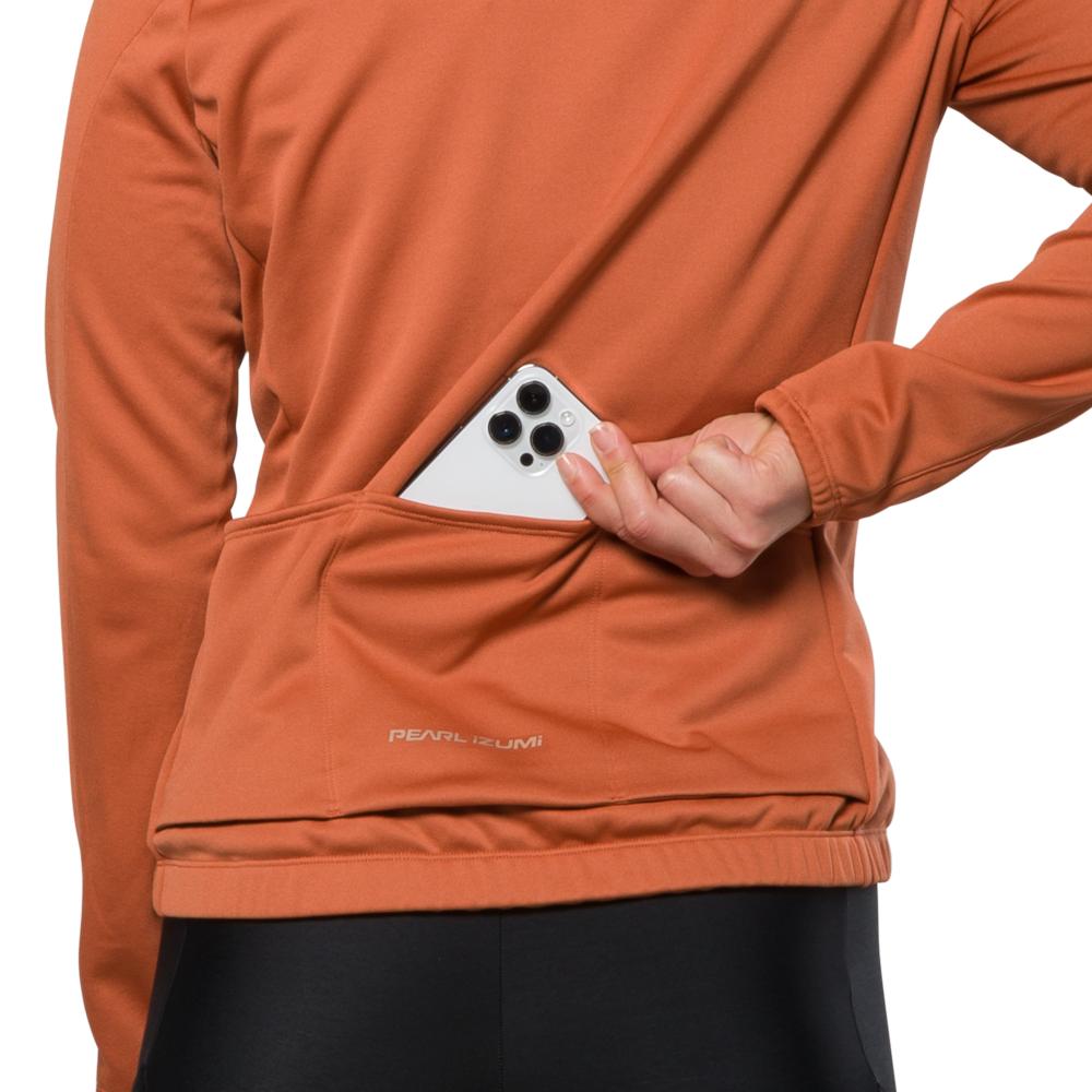 Women's Thermal Jersey for Outdoor Activities - Warm Fleece Lined Winter Shirt for Hiking, Running & Camping