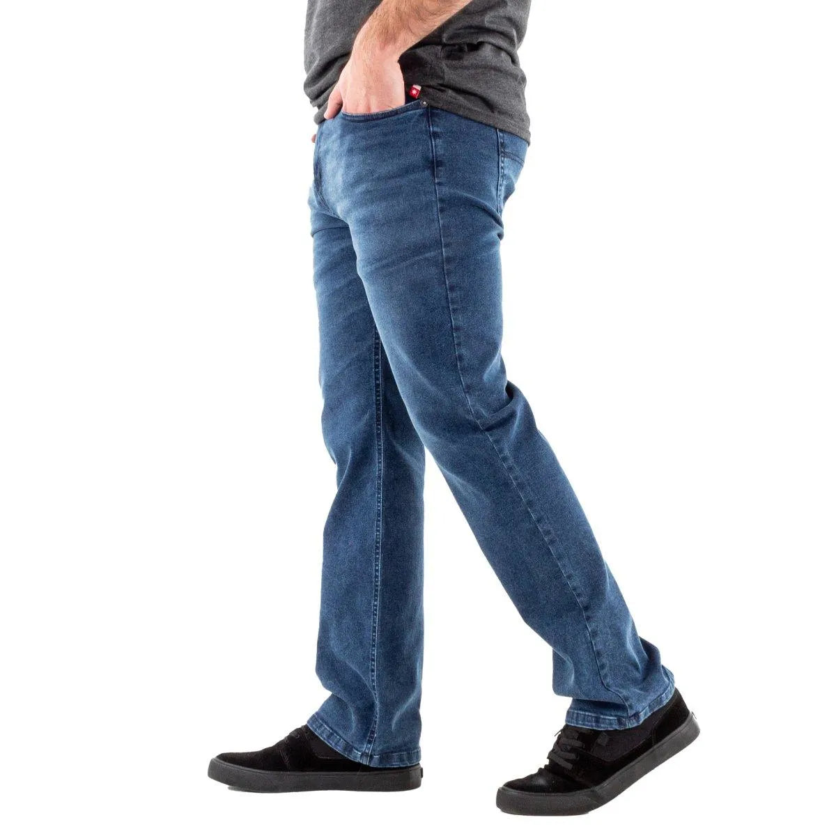 DC Wrk Straight Fit Blue Jeans for Men - Comfortable Denim Pants for Casual Wear & Work