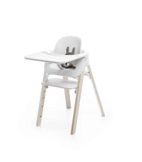 Stokke Steps Baby Set - White | High Chair & Feeding Essentials for Newborns & Toddlers | Perfect for Home & Restaurant Use