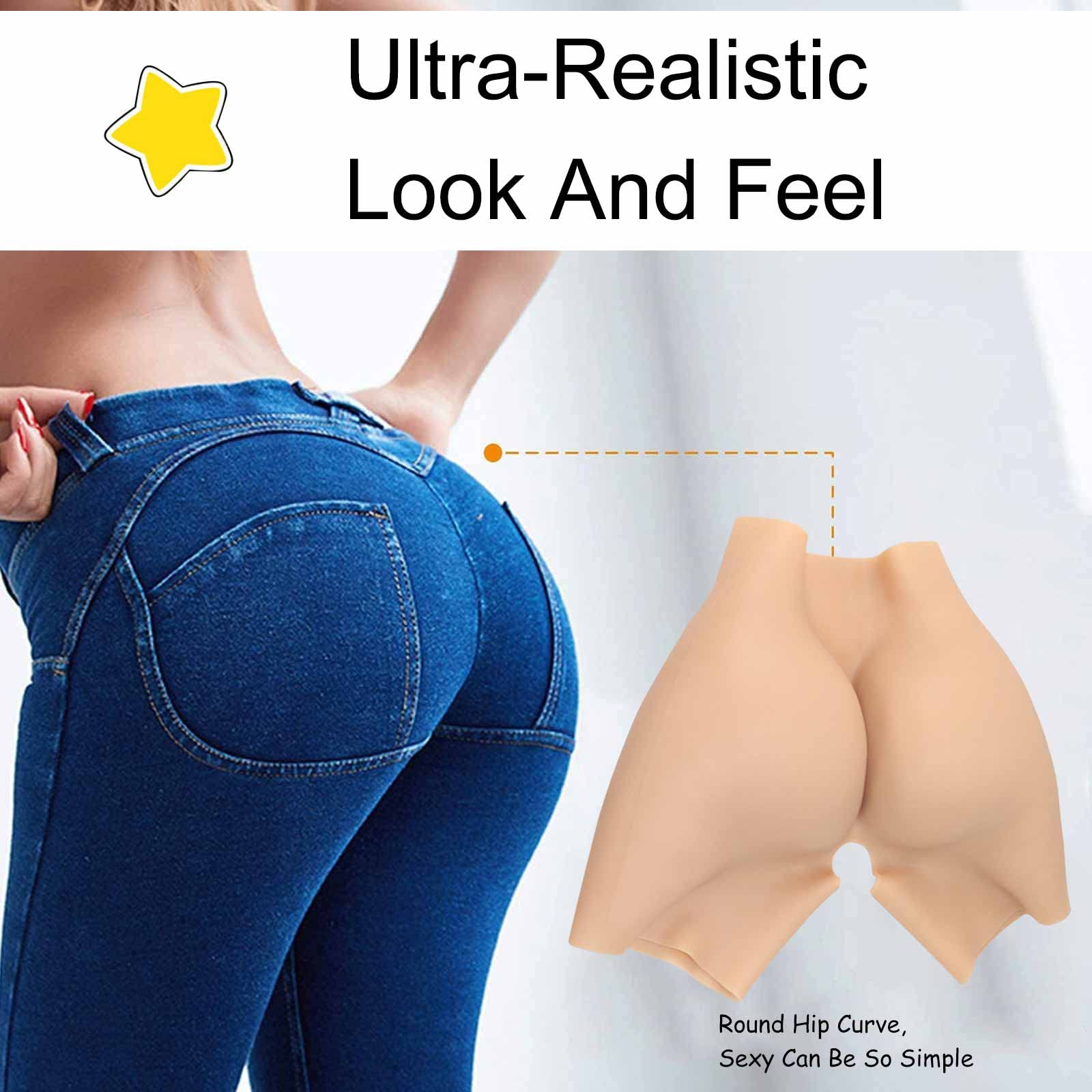 Realistic Padded Push Up Hip Enhancer Underwear - Silicone Butt Shaper Control Shorts for Cosplay, Drag Queen & Body Shaping - Perfect for Costume Parties, Performances & Confidence Boost