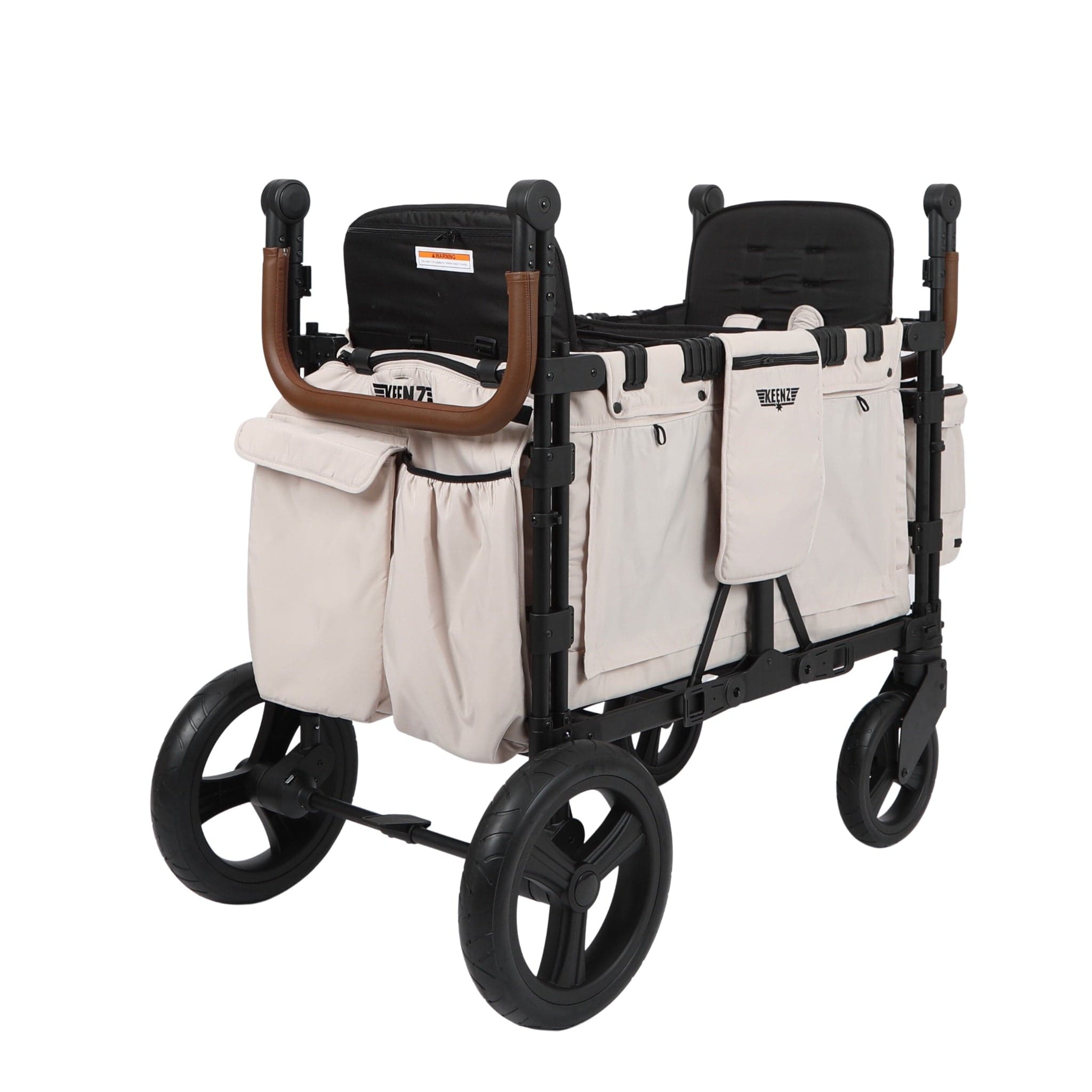 Keenz XC 2.0 2 Passenger Stroller Wagon - Lightweight Foldable All-Terrain Wagon for Kids & Toddlers - Perfect for Beach, Park, Camping & Outdoor Adventures