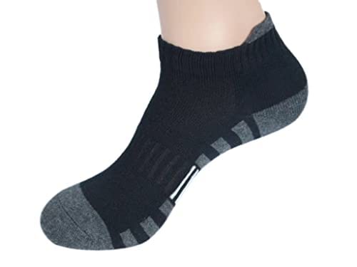Men's & Women's Cotton Crew Socks - Breathable Athletic Sports Socks for Running, Gym & Casual Wear - Comfortable Ankle Socks for Everyday Use