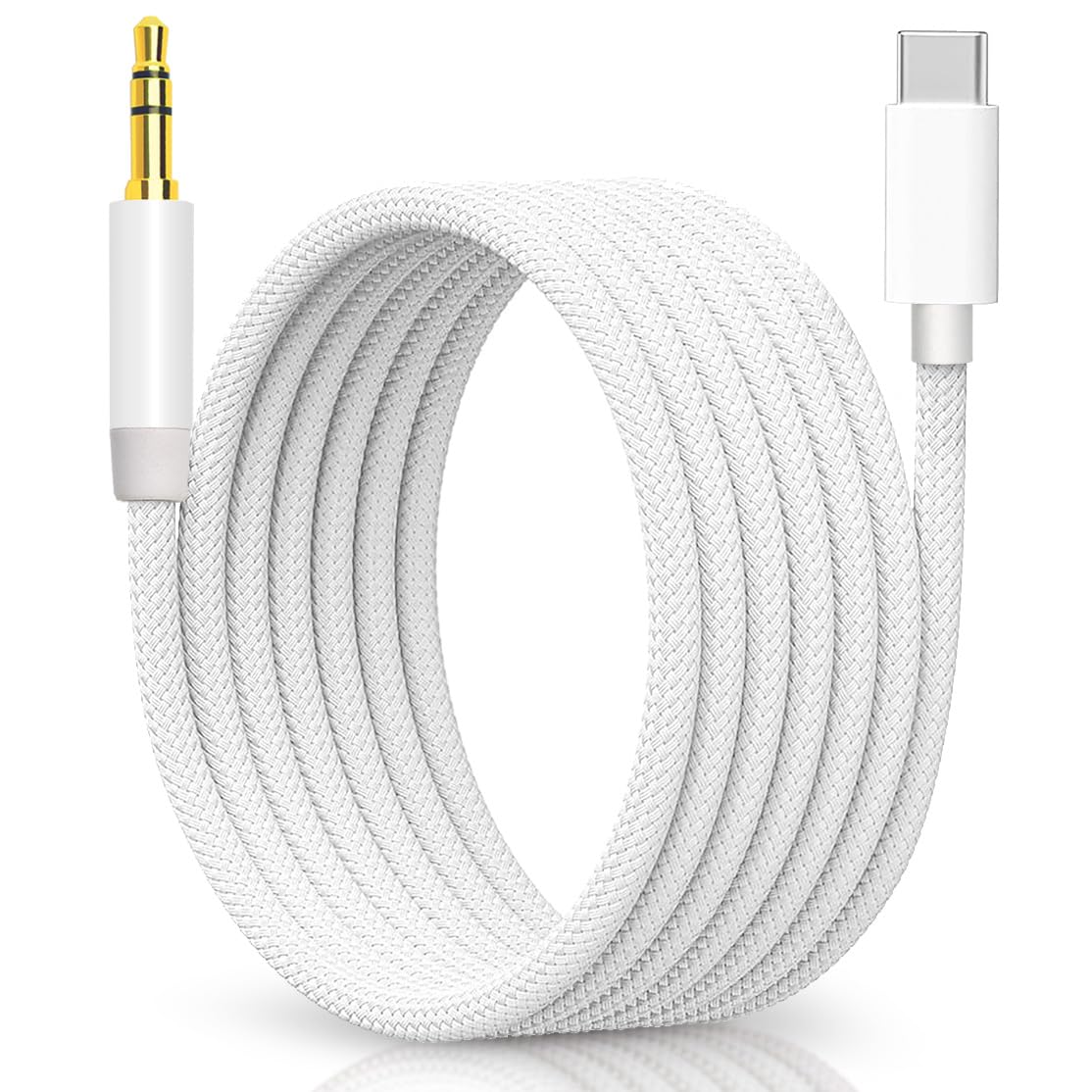 USB C to 3.5mm Audio Aux Cable 3.3ft - Type C to Aux Headphone Adapter for iPhone 16/15 Pro Max, Samsung Galaxy S24/S23/S22/S21, Pixel 4/5 XL - Car Audio, Home Stereo & Mobile Device Connectivity