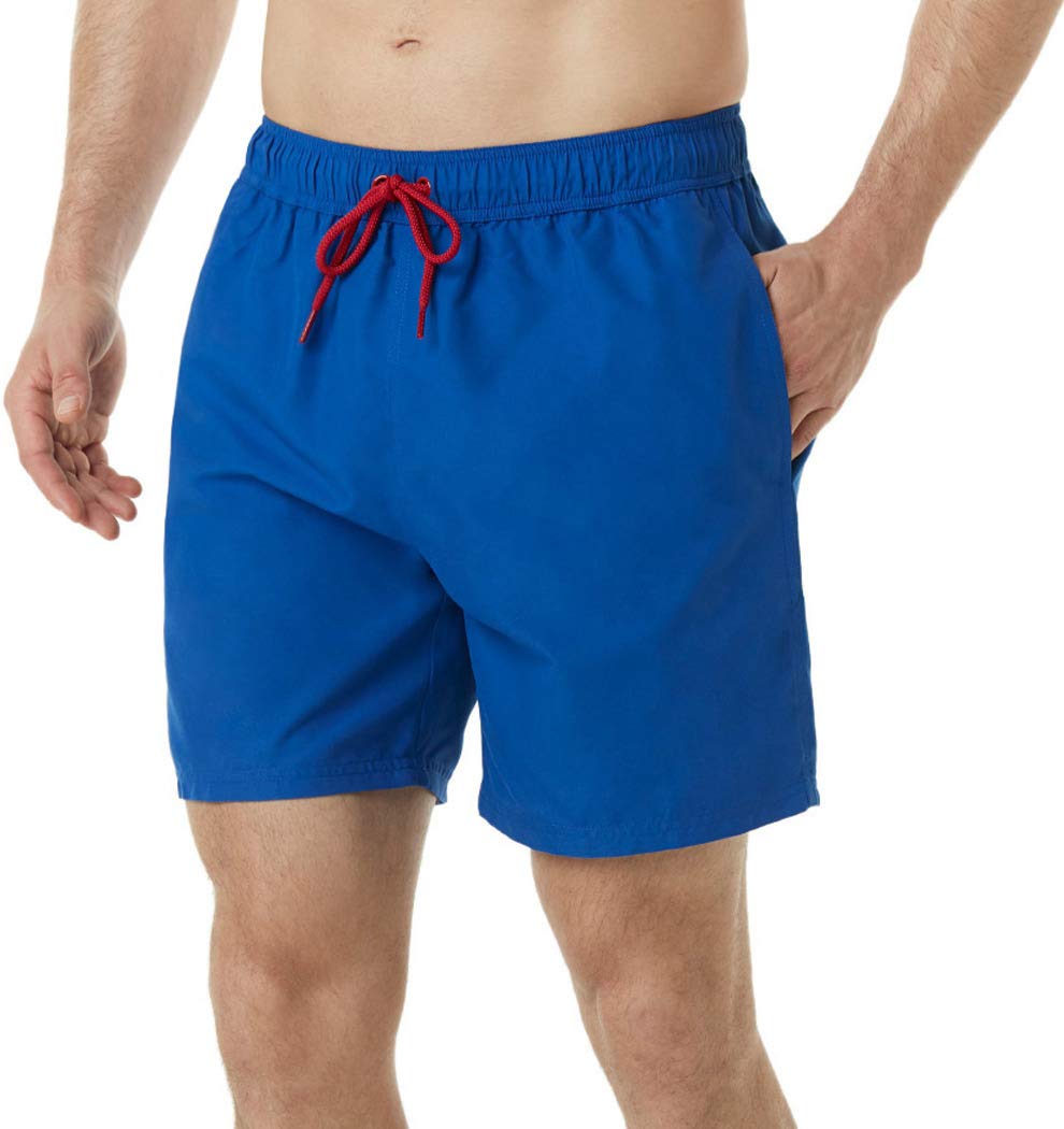**TSLA Men's Quick Dry Swim Trunks - Beach & Board Shorts with Mesh Lining & Pockets - Perfect for Swimming, Surfing, and Summer Vacations**