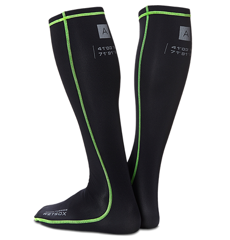 1mm Neoprene Socks for Surfing & Water Sports - Wetsox THERMS Surf Socks for Cold Water Protection & Comfort - Perfect for Surfing, Diving, Kayaking & Beach Activities