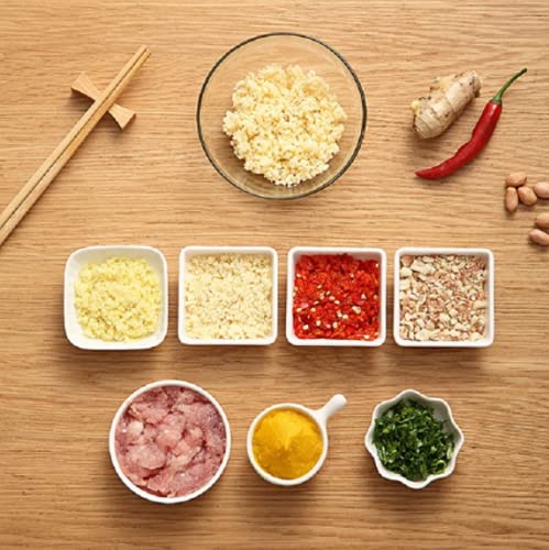 180ML Vegetable & Fruit Chopper - Garlic Onion Spice Mincer, Handheld Food Processor for Baby Food Prep | Perfect for Meal Prep, Smoothies & Healthy Cooking