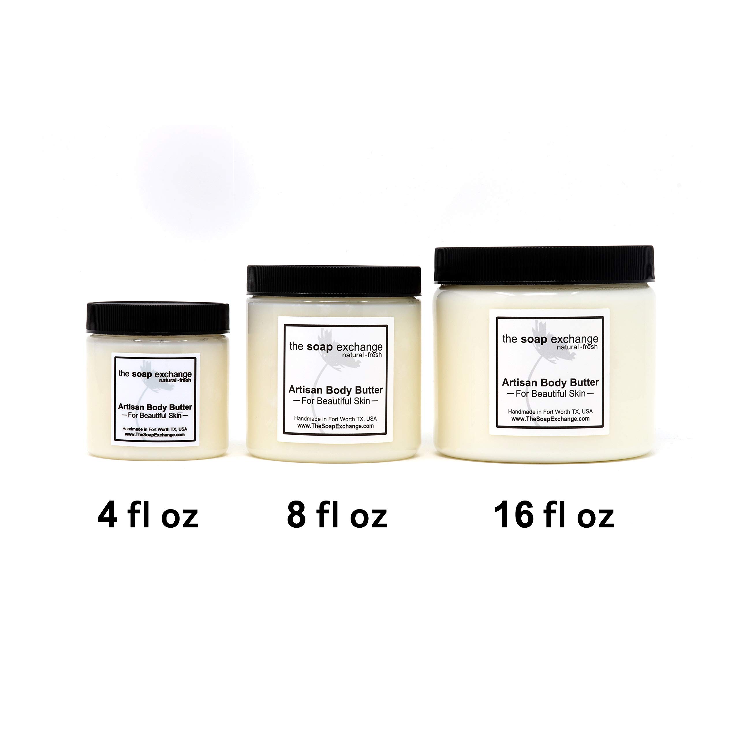 Pink Grapefruit Body Butter - 8 fl oz Natural Shea Butter & Aloe Vera Moisturizer for Dry Skin - Handcrafted in USA - Nourishing & Hydrating Skin Care for Hands, Feet & Body
