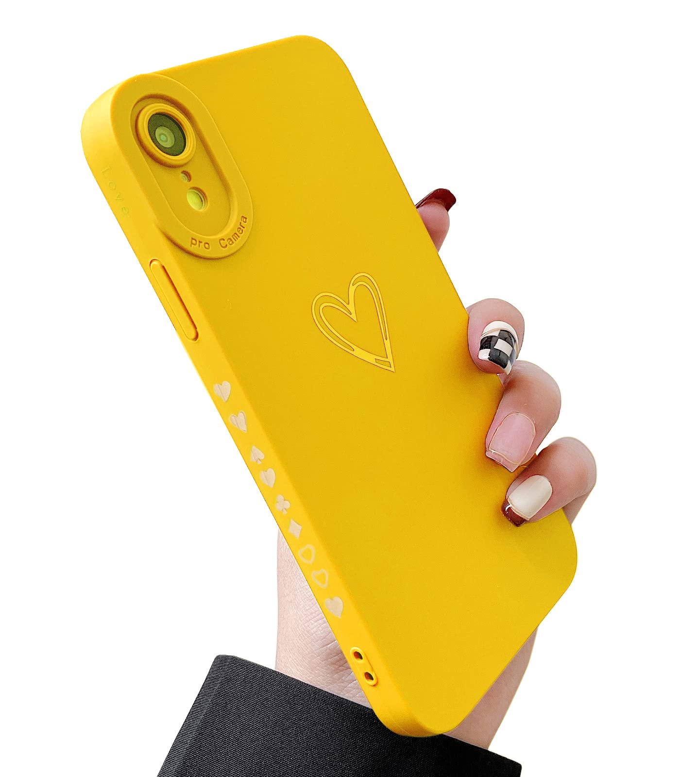 Qokey Cute Love Heart iPhone XR Case (2018 6.1
