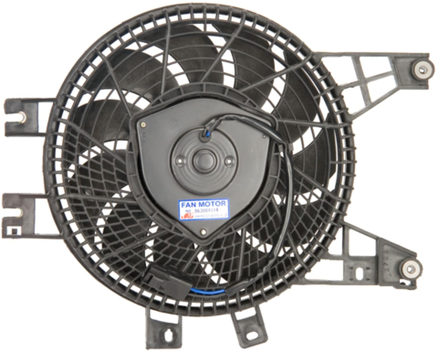 Four Seasons 75599 AC Condenser Fan Motor Replacement - Compatible with Multiple Vehicle Models - Perfect for Car AC System Repair & Maintenance