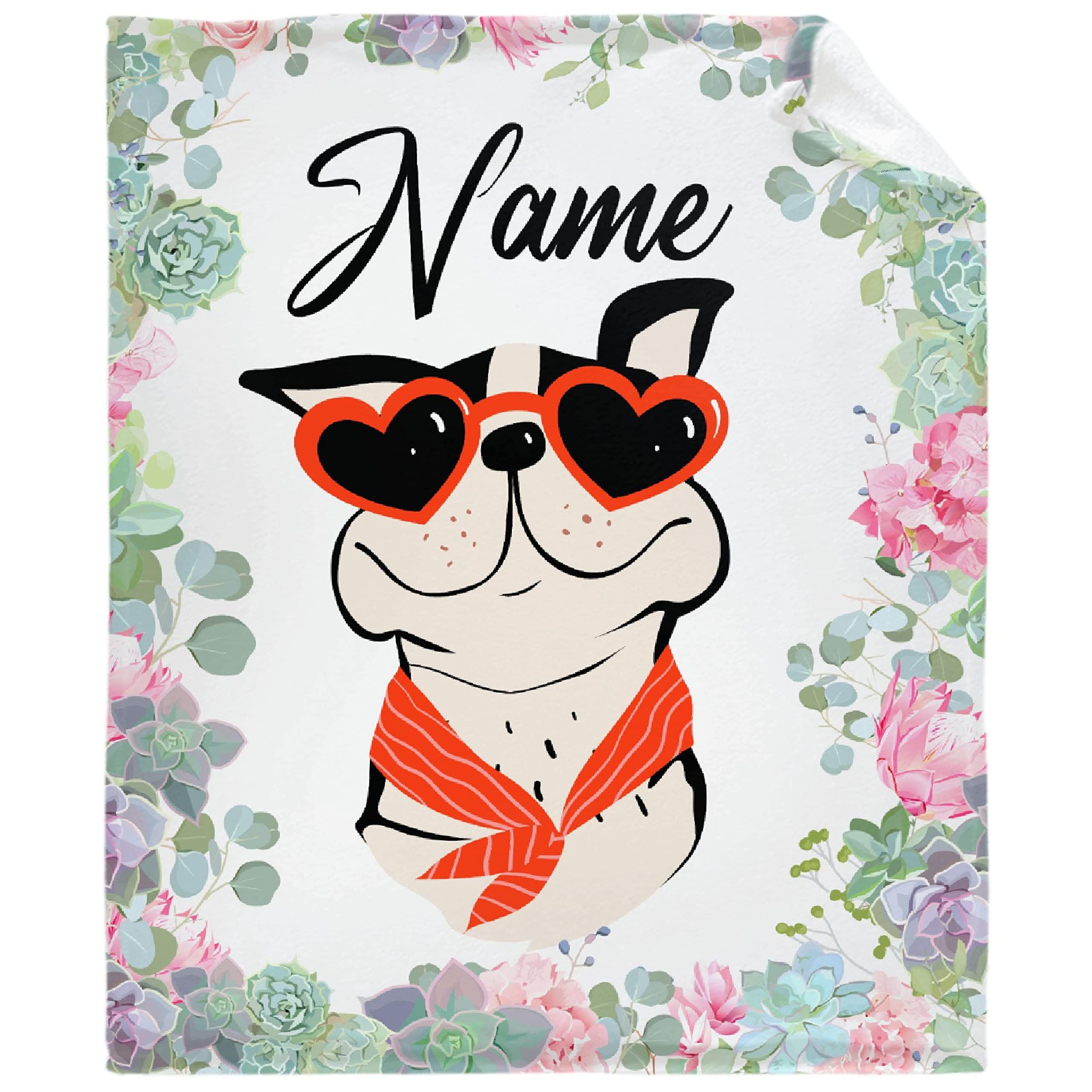 Personalized Baby Blanket with Name - Soft Plush Fleece Throw Blanket for Newborn Boys & Girls - Custom Baby Gift for Shower, Christening & Family - Cozy Warm Nursery Blanket for Cribs, Strollers & Snuggling