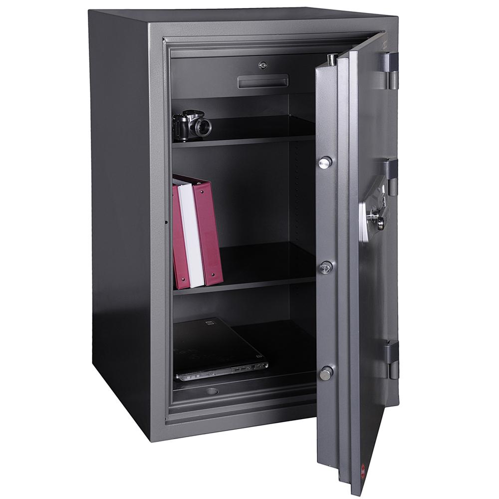 2 Hour Fireproof Office Safe HS 1200E - Document & Cash Protection for Home and Business Security - Perfect for Files, Jewelry, and Valuables Storage