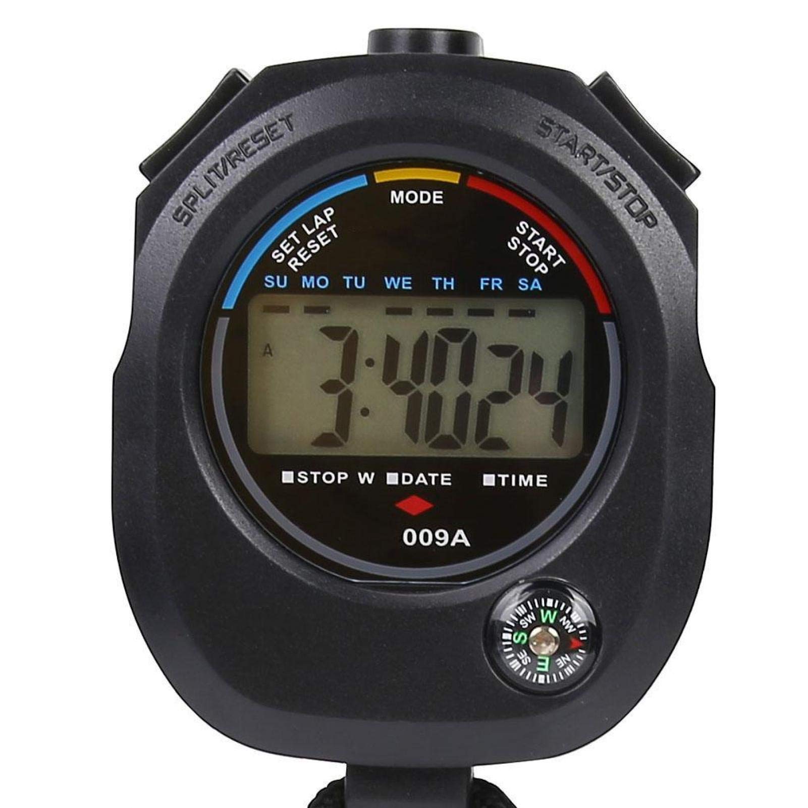 EVTSCAN Multi-Function Digital Stopwatch Timer - 2 Pack LCD Sports Stopwatch with Lap/Split Time for Running, Swimming, Racing & Training | Perfect for Coaches, Athletes & Gym Workouts
