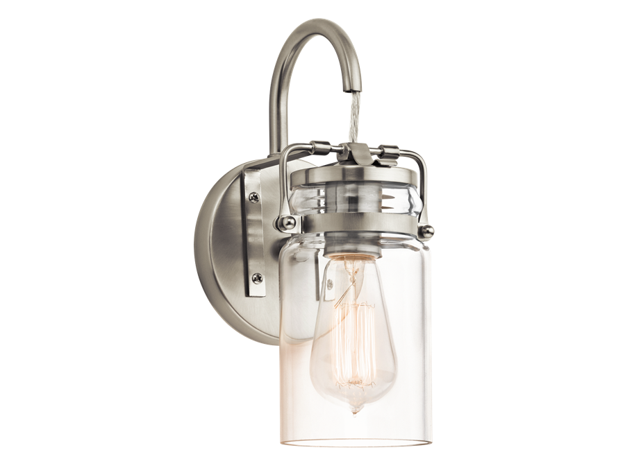 Brinley Wall Sconce - Modern LED Wall Light Fixture for Bedroom, Living Room & Hallway - Dimmable Indoor Lighting with Adjustable Arms