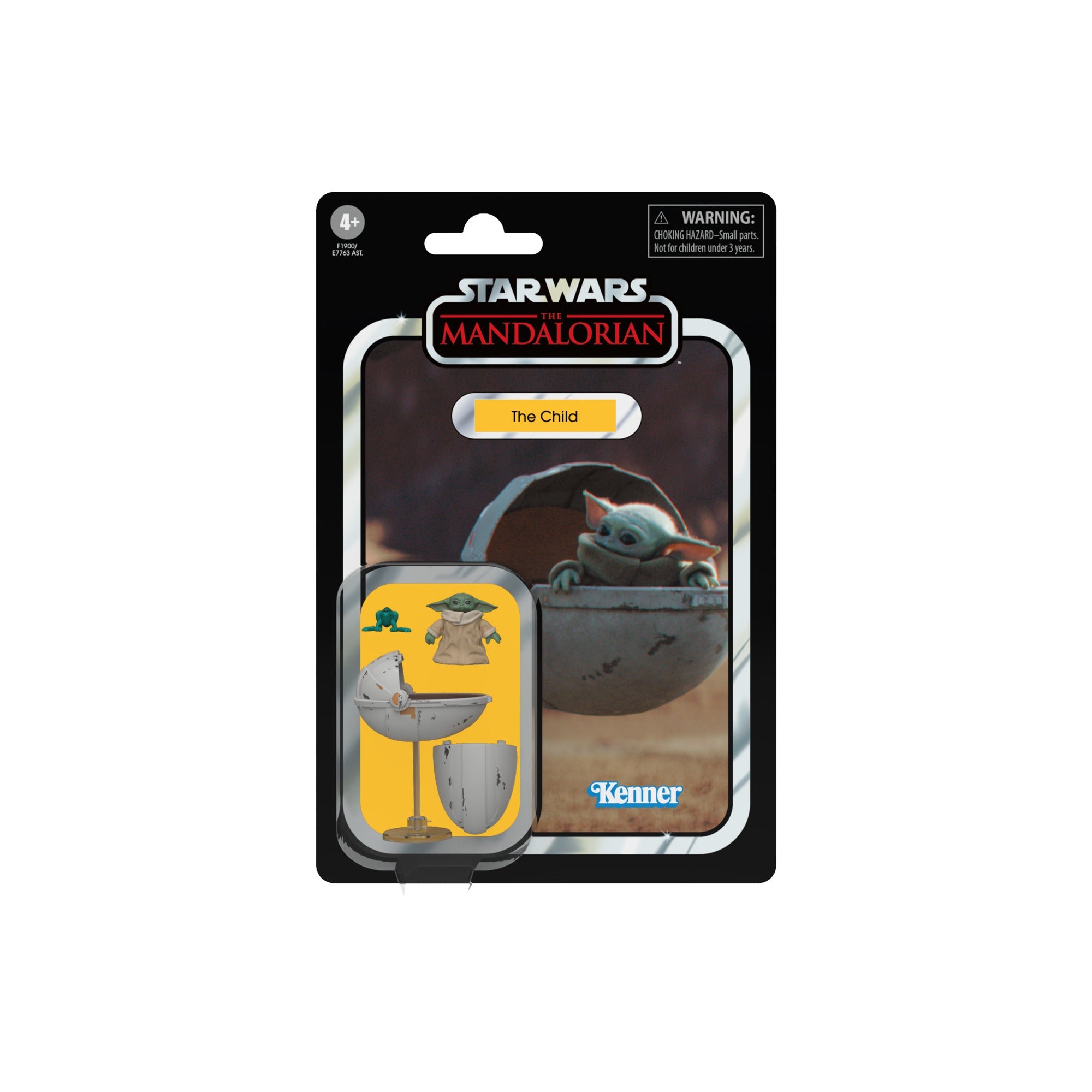 Star Wars The Mandalorian The Child (Baby Yoda) Vintage Collection 3.75-Inch Action Figure - Collectible Toy for Fans & Display