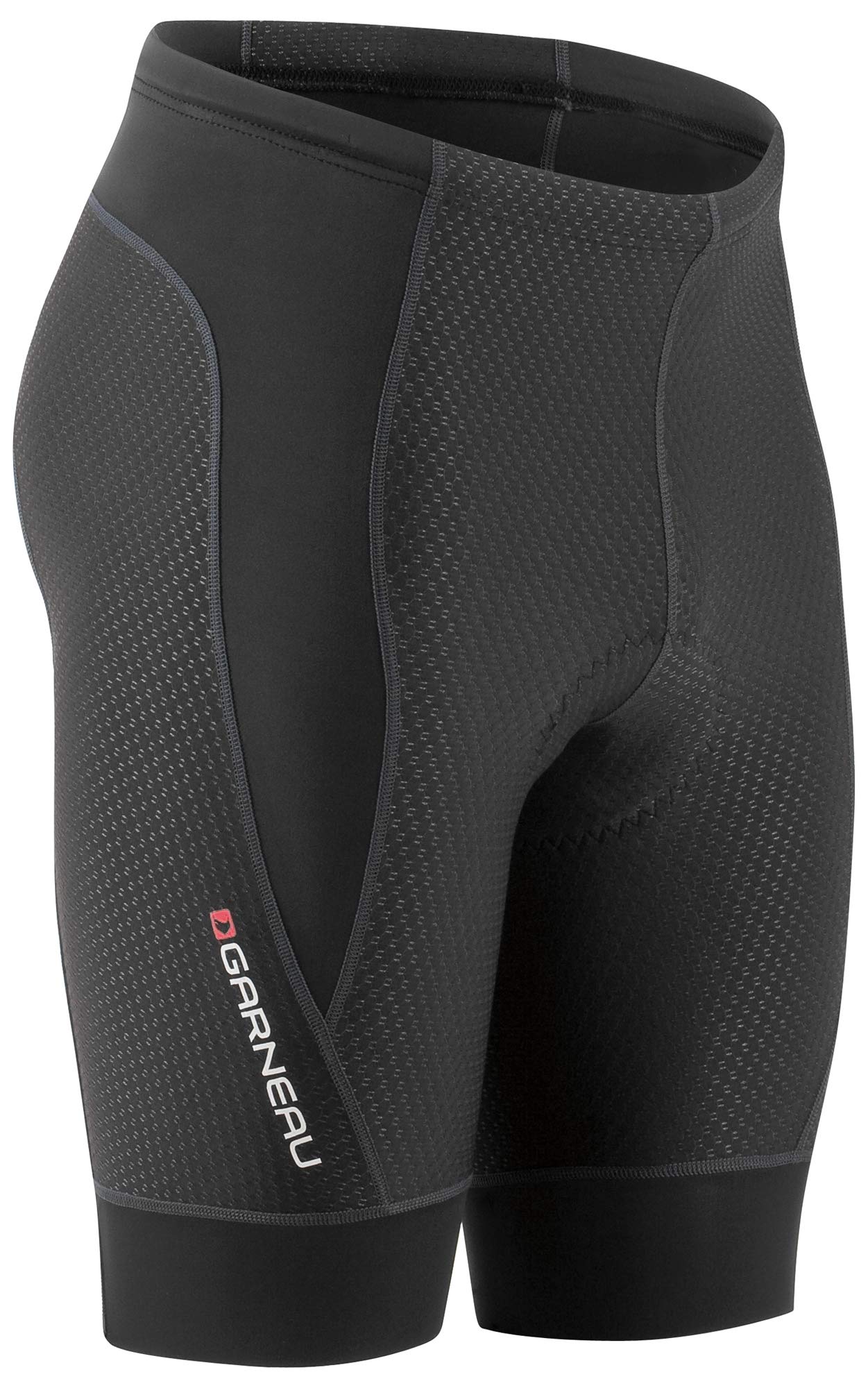 Louis Garneau Men's CB Carbon 2 Padded Compression Bike Shorts - Performance Cycling Shorts for Men, Black, Small - Ideal for Road Biking, Spinning & Indoor Cycling Workouts