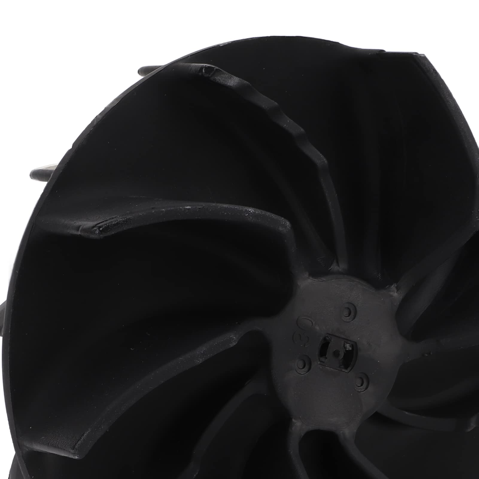 Qiilu Electric Blower Impeller Fan - Black Replacement for Toro 51552, 51573, 51591 (Model 108-8966) | High-Performance Lawn & Garden Vacuum Accessory for Leaf Cleanup & Yard Maintenance