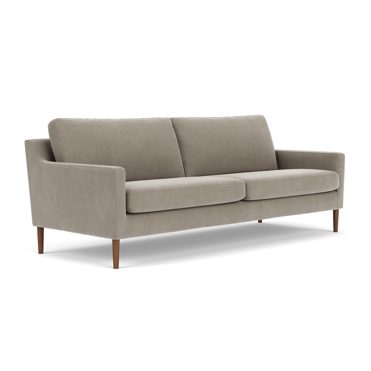 Astha Fabric 3-Seater Sofa - Modern Living Room Furniture for Small Spaces | Comfortable Couch for Apartments, Dorm Rooms & Cozy Homes