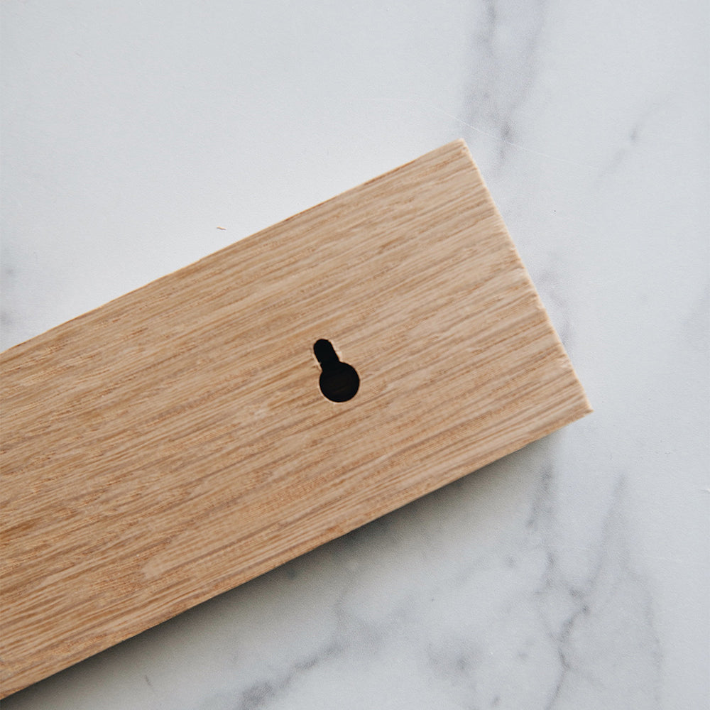 Premium Oak Magnetic Knife Holder - Strong Wall Mount Knife Storage for Kitchen - Perfect for Chefs & Home Cooks to Organize Knives Safely