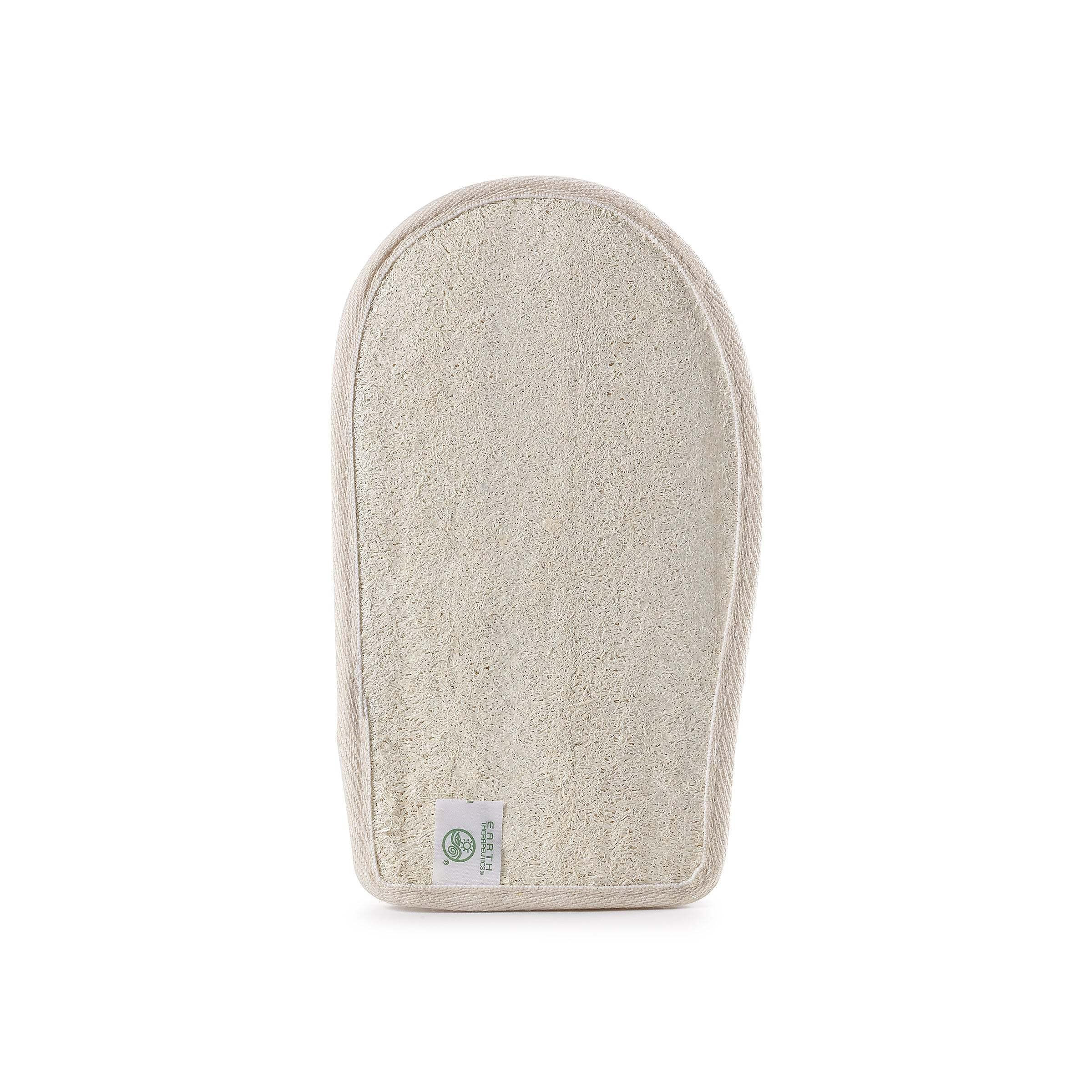 Earth Therapeutics Exfoliating Loofah Sisal Bath Mitt - Gentle Skin Scrubber for Smooth & Soft Skin | Perfect for Shower, Spa & Body Care Routine