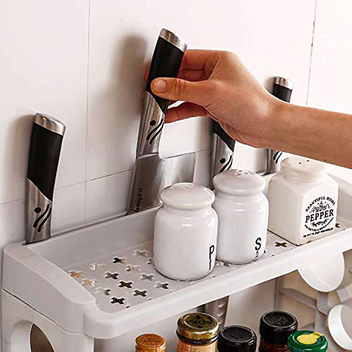 Arinda 2-Tier Spinning Spice Rack Organizer - Freestanding Kitchen Cabinet Shelf for Spices, Jars & Bottles | Space-Saving Pantry Storage Solution for Cupboards, Countertops & Shelves | Perfect for Small Kitchens & Organized Cooking Spaces