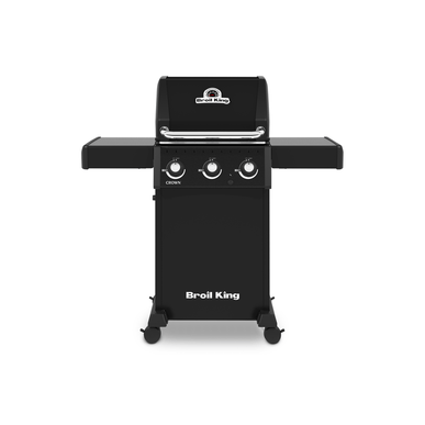 Broil King Crown 310 BBQ Grill - Liquid Propane Gas Grill with 3 Burners, 310 sq in Cooking Area - Perfect for Backyard BBQs, Tailgating & Outdoor Cooking