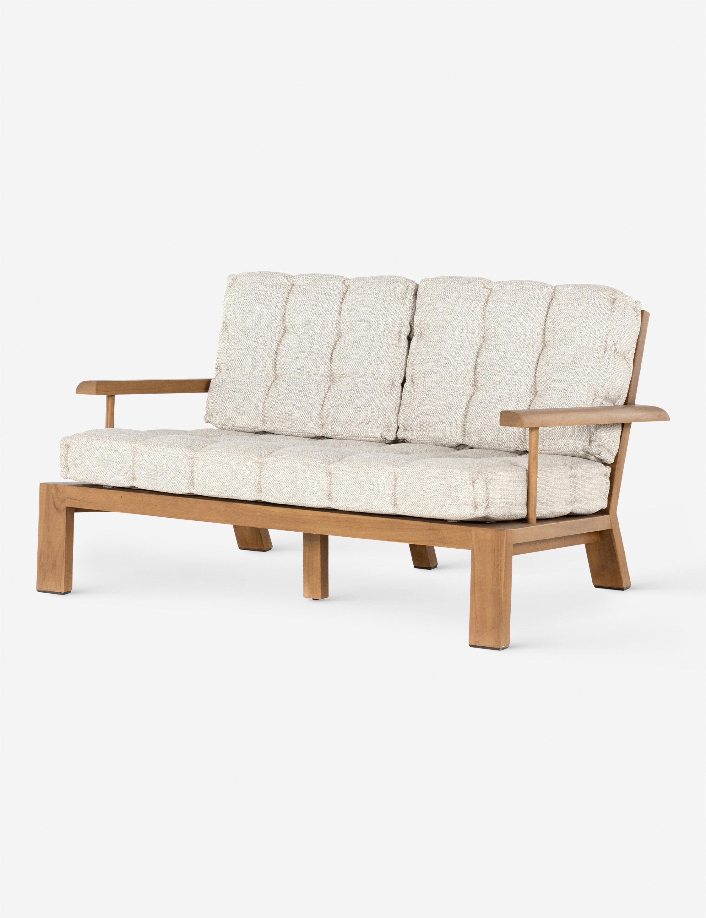 Amabel Indoor Outdoor Sofa - Waterproof & Weather-Resistant Patio Furniture for Living Room, Garden, and Backyard Relaxation