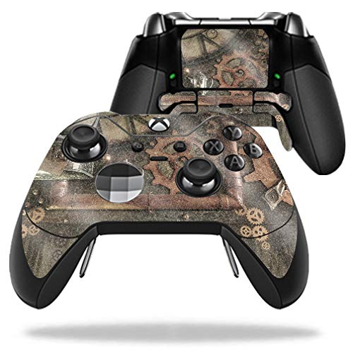 MightySkins Glossy Glitter Skin for Microsoft Xbox One Elite Controller - Steam Punk Design | Protective Durable Scratch-Resistant Cover | Easy to Apply & Remove | Made in USA | Perfect for Gaming Setups & Collector Displays