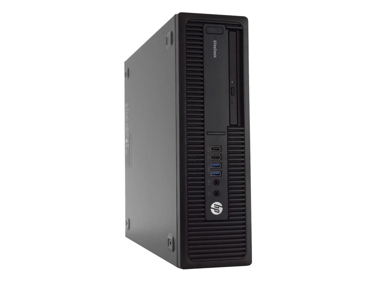 HP EliteDesk 800 G2 SFF Business Desktop Computer - Intel Core i5-6500 Quad-Core 3.6GHz, 16GB DDR3 RAM, 512GB SSD, WiFi, Windows 10 Pro - Triple Monitor Support for Office & Home Use with 1-Year Warranty