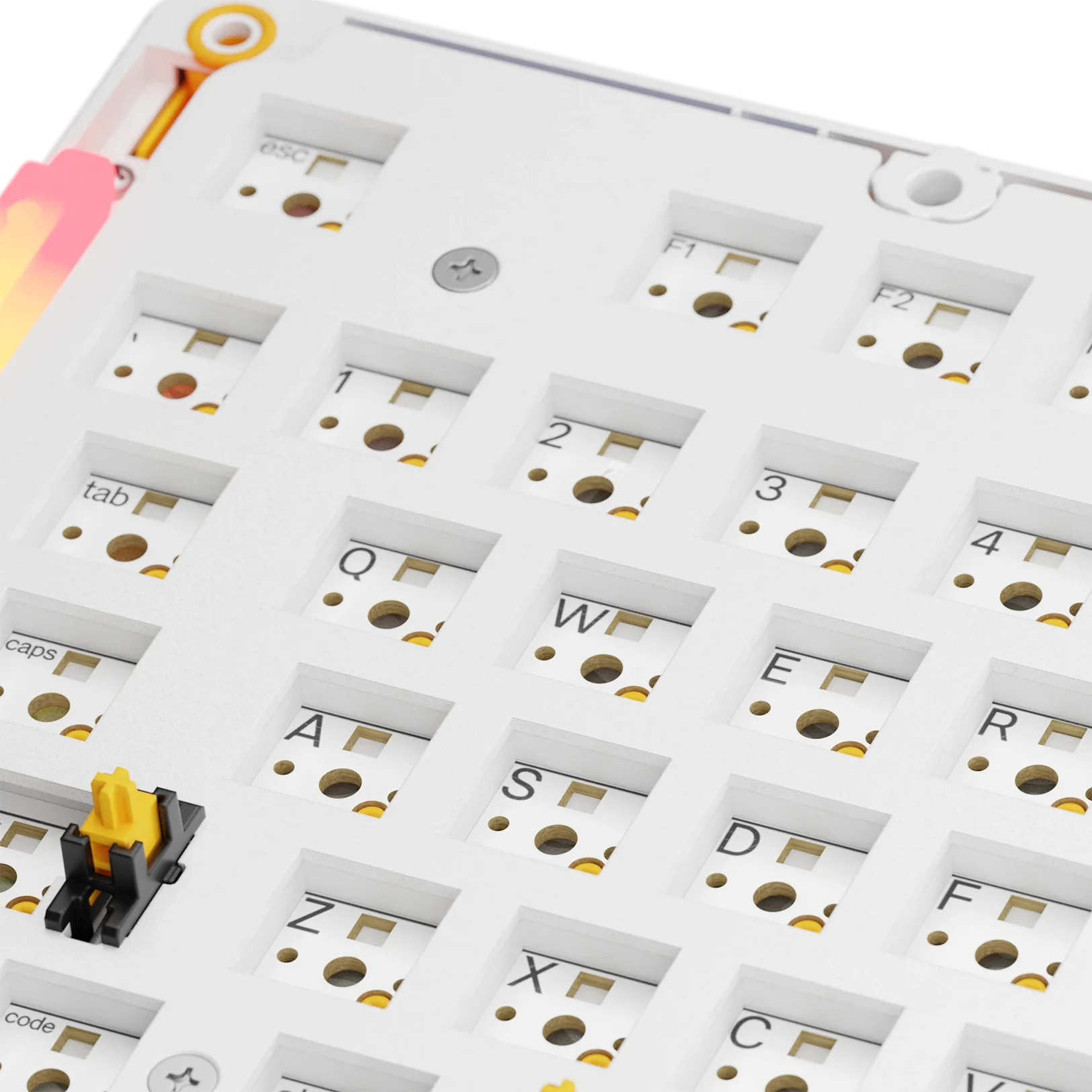 GMMK 3 Mechanical Keyboard Bottom Case - White (100% Size) | Replacement Base for Custom Builds | Perfect for Gaming & Typing Setup