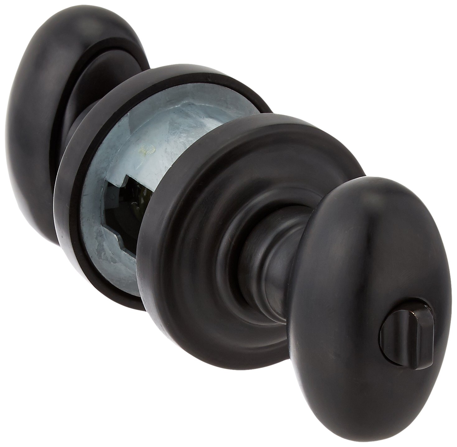 Baldwin Estate 5225.102.ENTR Keyed Entry Door Knob in Oil Rubbed Bronze - Perfect for Bedroom, Bathroom & Interior Doors