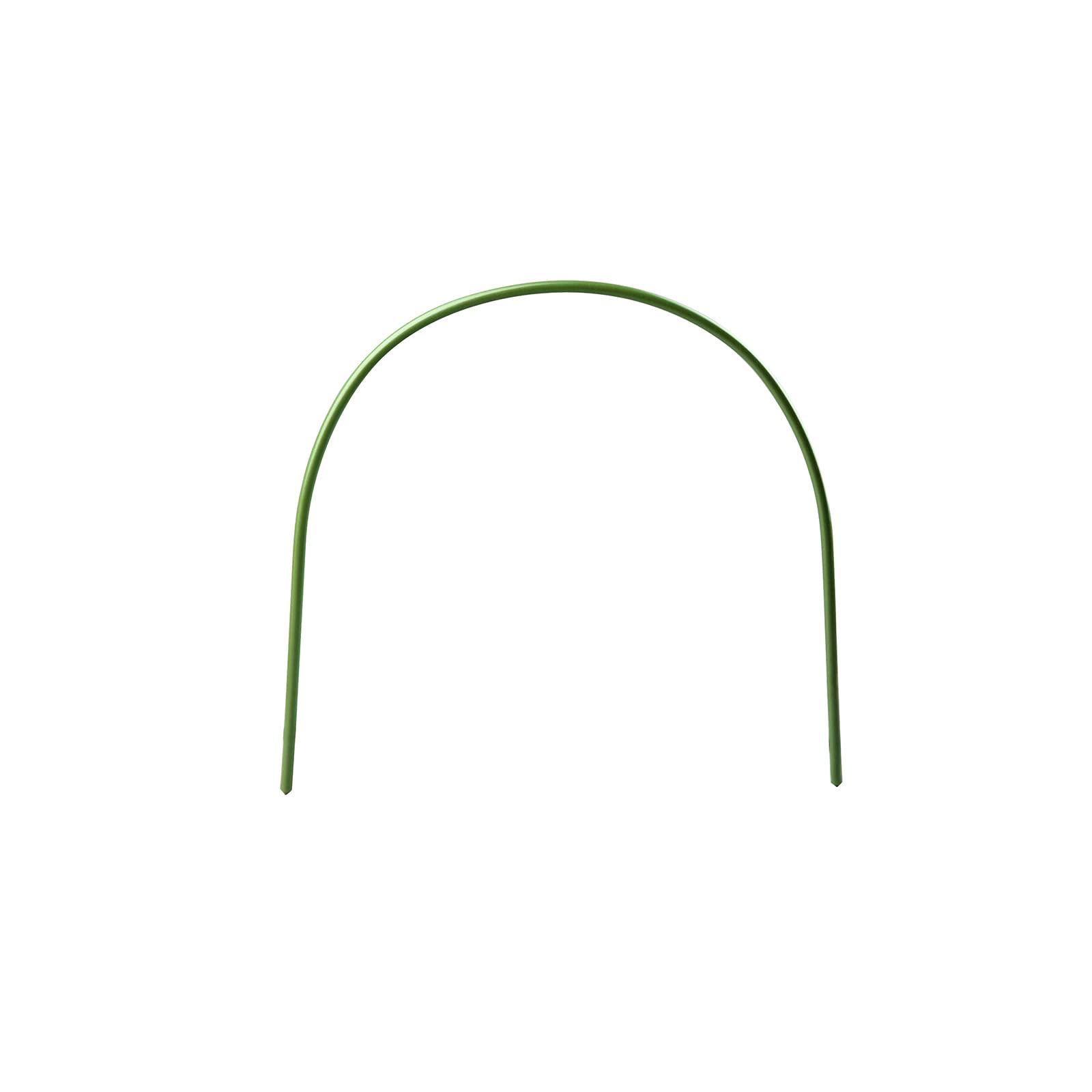 Fderopor 4ft Greenhouse Hoops - Rust-Free Plastic Coated Steel Garden Stakes for Plant Support | Bendable Metal Grow Tunnel Hoops for Raised Beds, Seedlings & Fabric Protection (1 Pack)