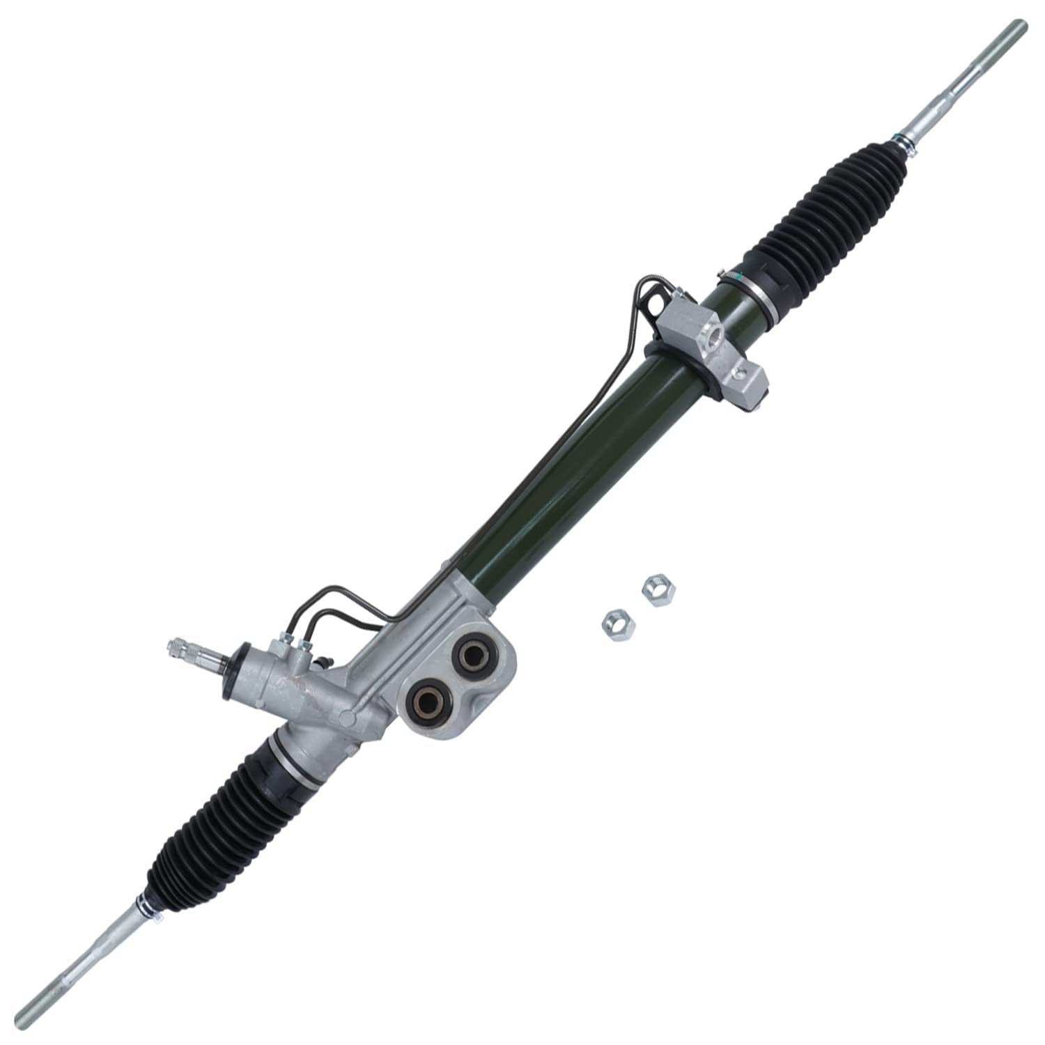 Detroit Axle - 9pc Front Rack and Pinion Kit for Nissan Titan, Pathfinder, Armada & Infiniti QX56 | Power Steering Rack Assembly, Outer Tie Rod Ends, Ball Joints & Sway Bars | Replacement Parts for Smooth Steering & Off-Road Performance
